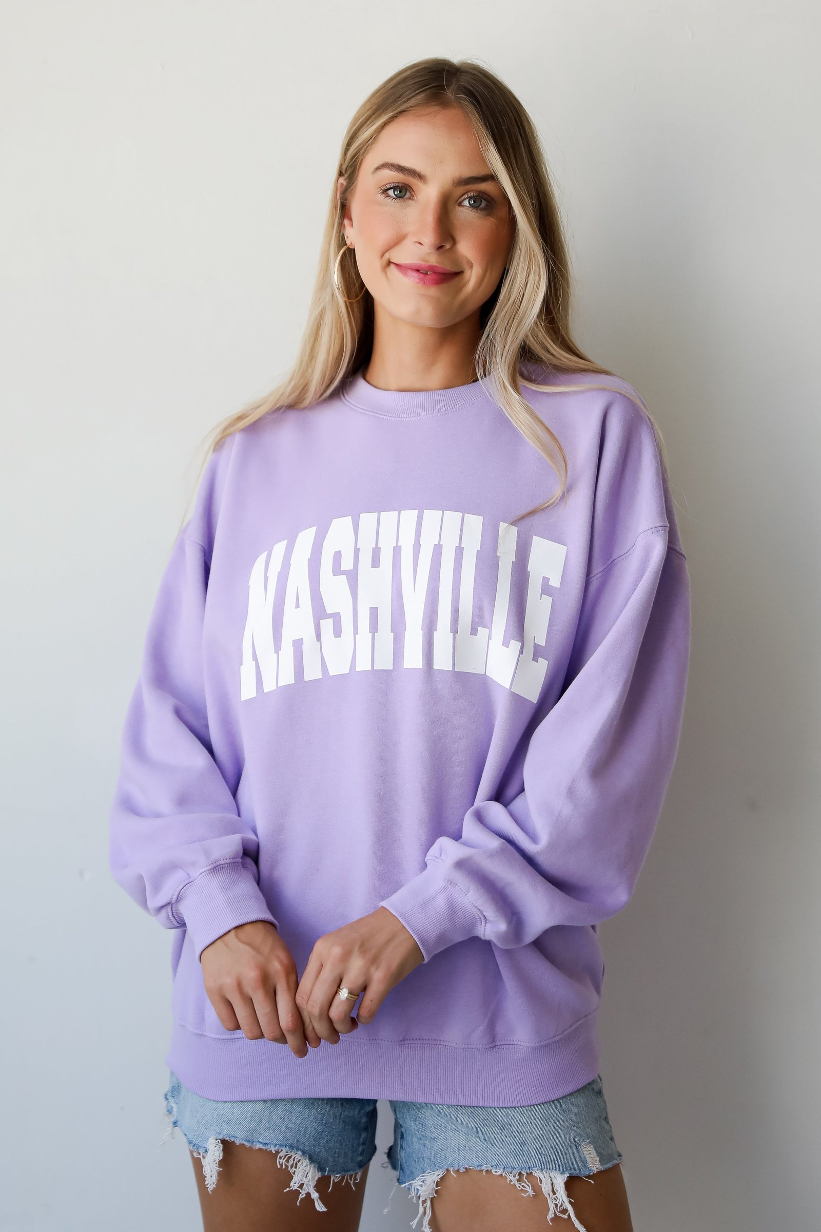 Lavender Nashville Sweatshirt CH13