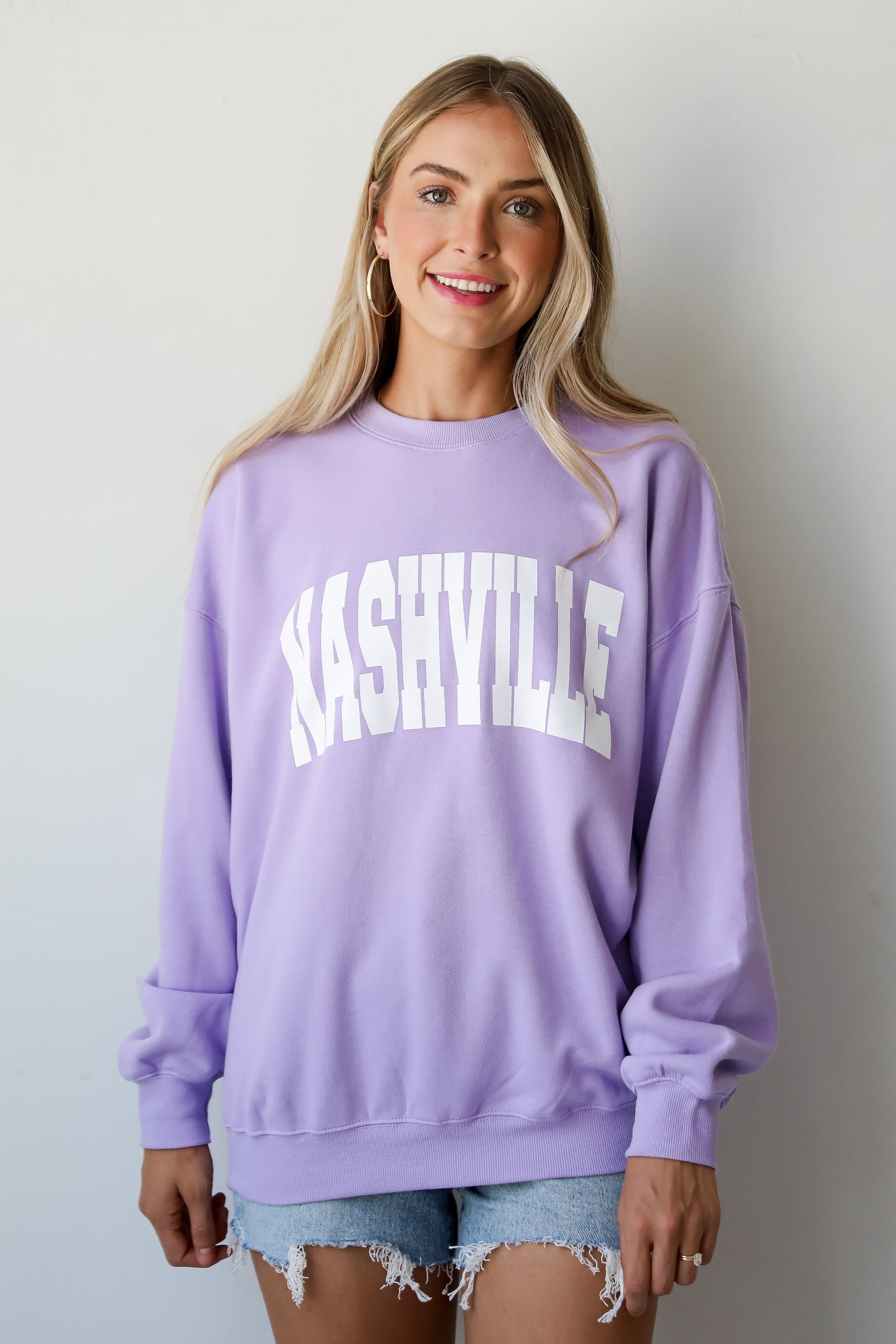 Lavender Nashville Sweatshirt CH13